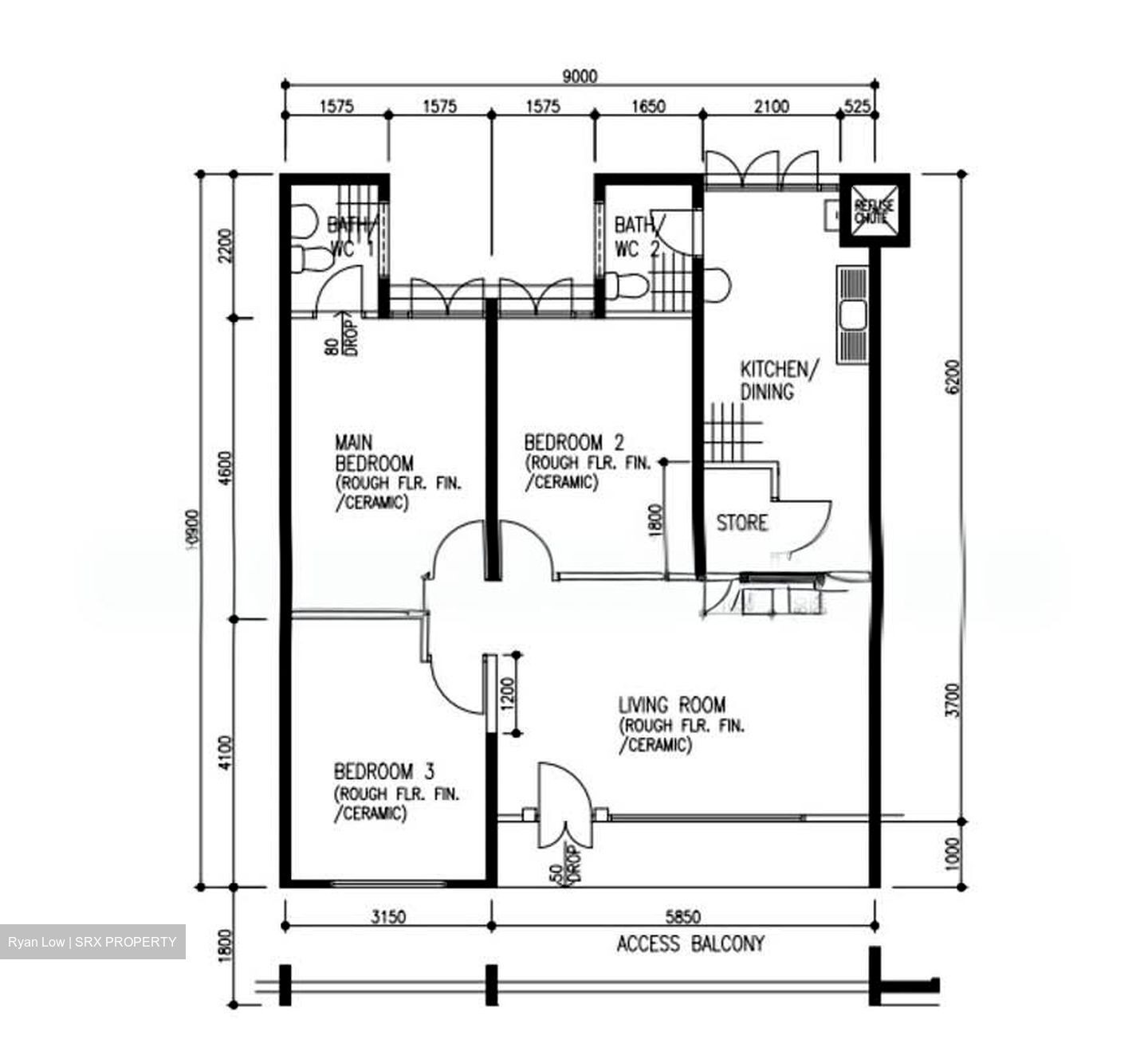 Blk 232 Serangoon Avenue 3 (Serangoon), HDB 4 Rooms #574037001